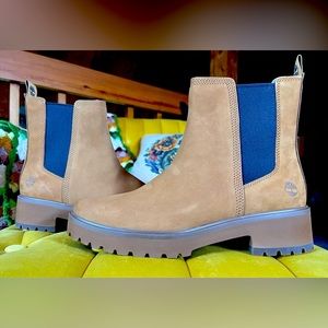 Timberland Women’s Wheat Carnaby Cool basic Leather Chelsea Boot size 11